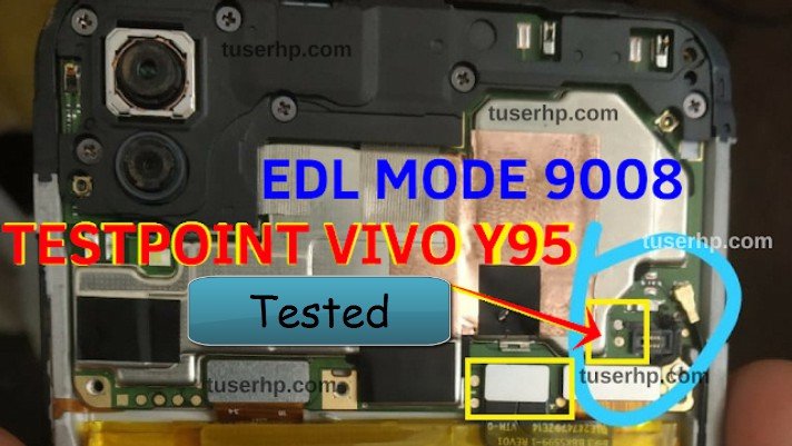 Vivo Y95 Test Point / EDL Point